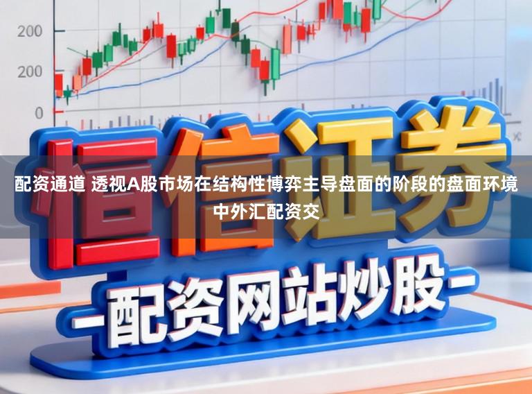 配资通道 透视A股市场在结构性博弈主导盘面的阶段的盘面环境中外汇配资交