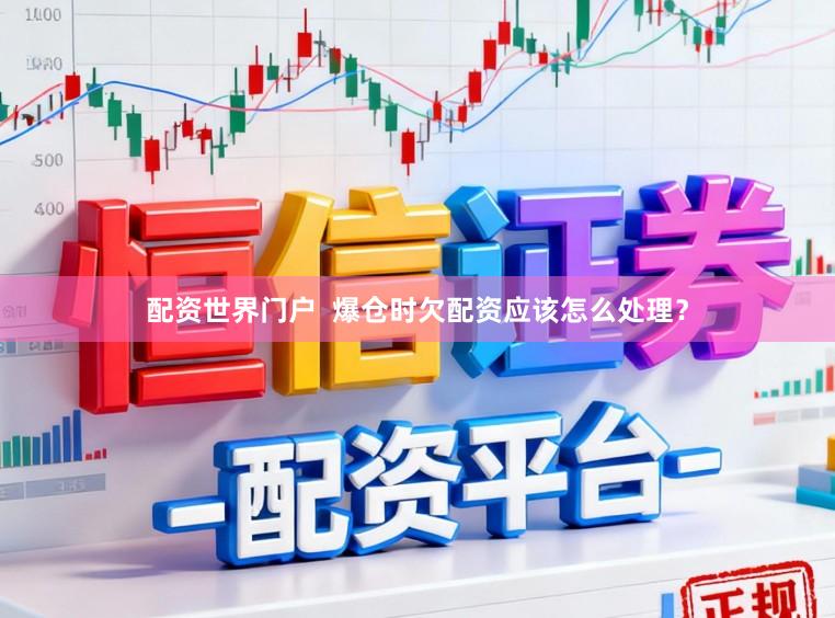 配资世界门户  爆仓时欠配资应该怎么处理？